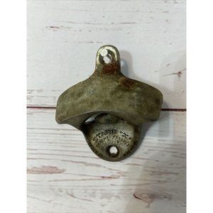 Vintage STARR X Brown company Wall Mount Bottle Opener Solid rusted as shown